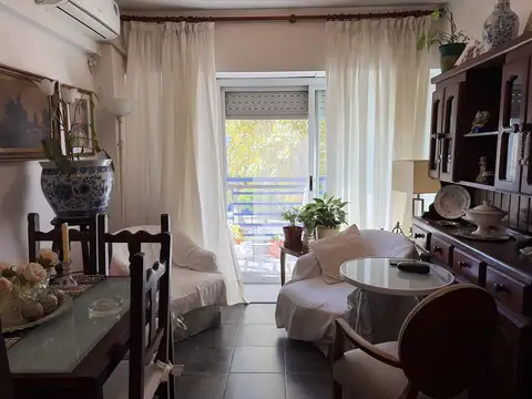 hermoso departamento de 2 ambientesal frente con balcon