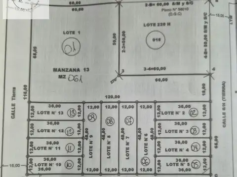 Terreno en Venta en Obera, USD 12.000