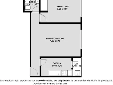 Venta departamento 2 ambientes a reciclar en Villa del Parque