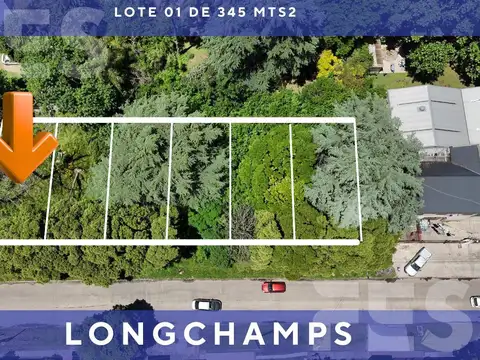 Venta lote de terreno para local comercial en Longchamps