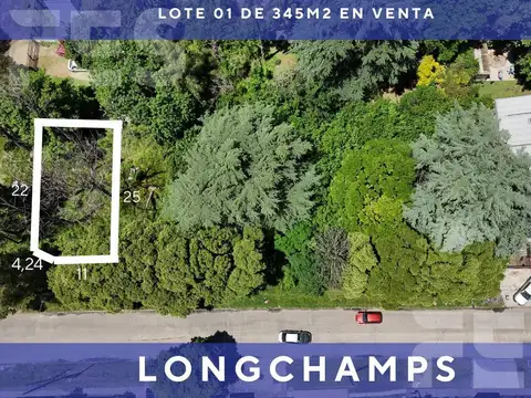 Terreno en Venta en Longchamps, USD 21.200