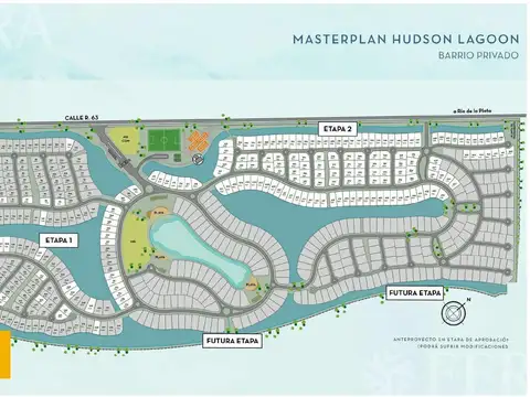 Venta terreno en  Barrio Lagoon - Hudson