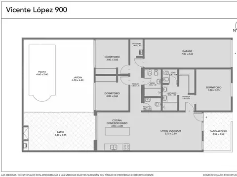 Vicente López 900 , Piso 0