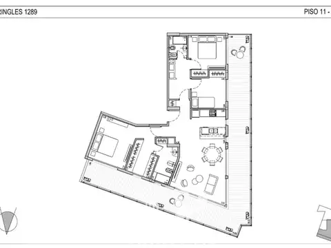 Departamento en Venta en Villa Crespo, USD 415.000