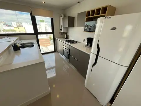 Departamento 2 ambientes con 2 baños