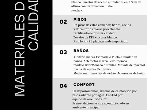 Departamento en Venta de 2 ambientes