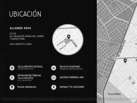 Departamento en Venta de 1 dormitorio