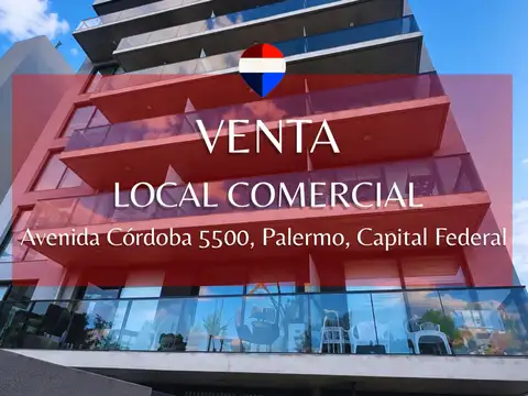 VENTA LOCAL COMERCIAL 156M2 PALERMO HOLLYWOOD