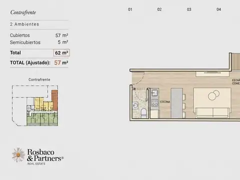 Departamento en Venta Apto profesional
