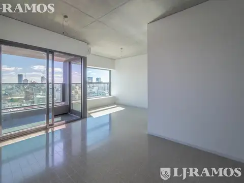 1 ambiente Torre Huergo - piso alto - muy luminoso