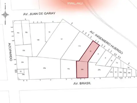 Terreno en Venta de 1335,0 m2