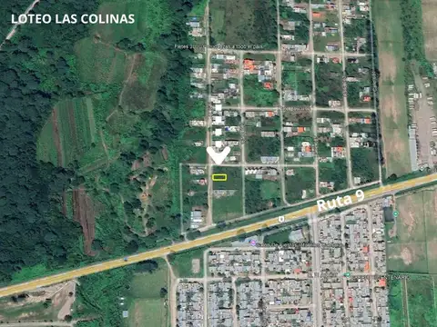 Terreno en Venta 25  mts Fondo