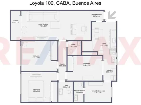 Departamento en Venta de 4 ambientes