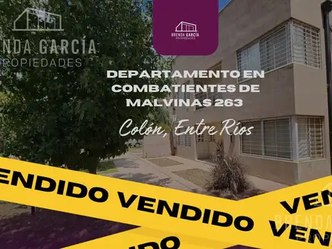 Departamento en Primer Piso En Venta En Colon Entre Rios.