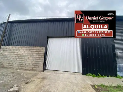 ALQUILER – GALPÓN / DEPÓSITO DE 150 M2 – MALVINAS ARGENTINAS