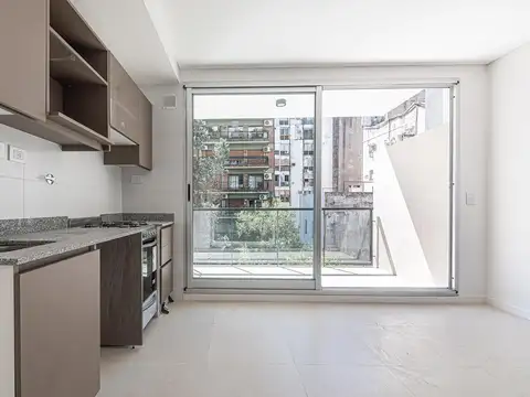 Departamento 2 ambientes con 2 baños