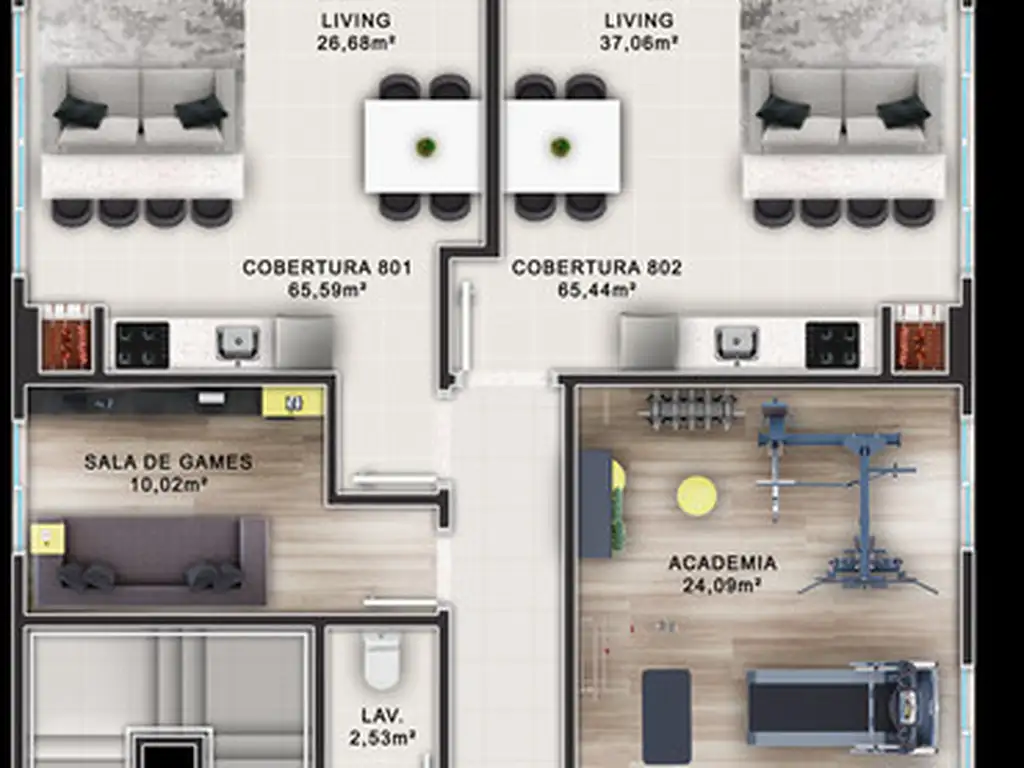Vogue Apartments  de 38 Unidades en Bombinhas