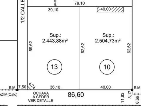 Terreno en Venta en Pontevedra, USD 50.000