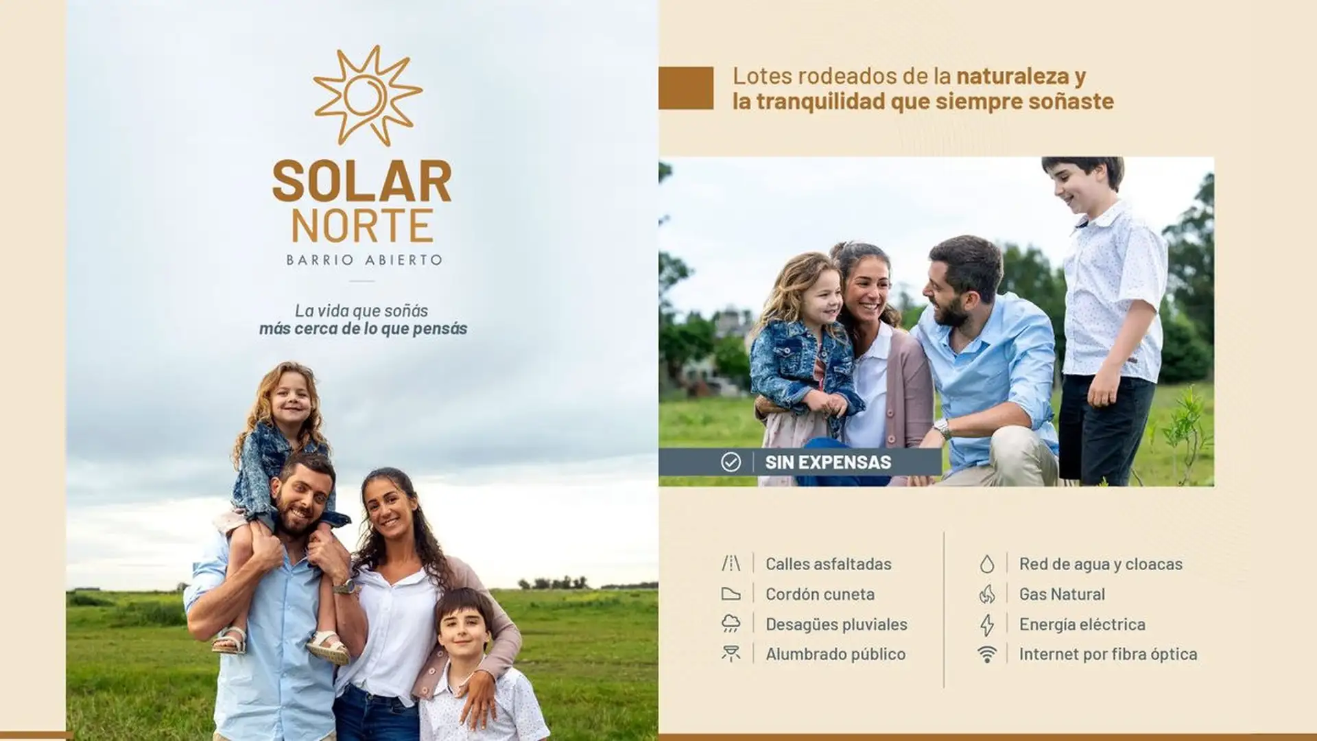 VENTA LOTE BARRIO ABIERTO SOLAR NORTE