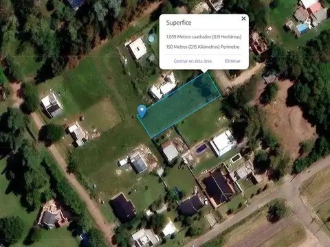 Terreno en Venta de 1050,0 m2