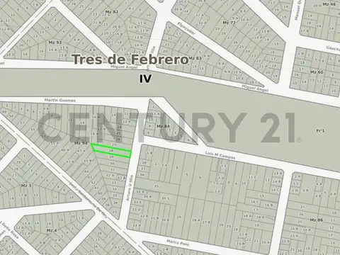 Terreno en Venta de 625,54 m2