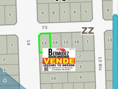 Venta Lote Oportunidad De Inversión En Mar Del Tuyu Calle 73 Esquina 14