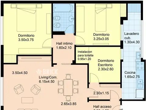 THAMES Y AV. CORRIENTES 2°