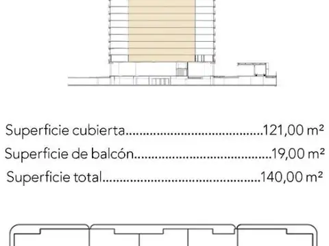 Departamento en Venta de 4 ambientes