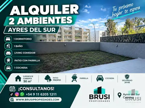 Departamento en Alquiler en Canning, Partido de Esteban Echeverría