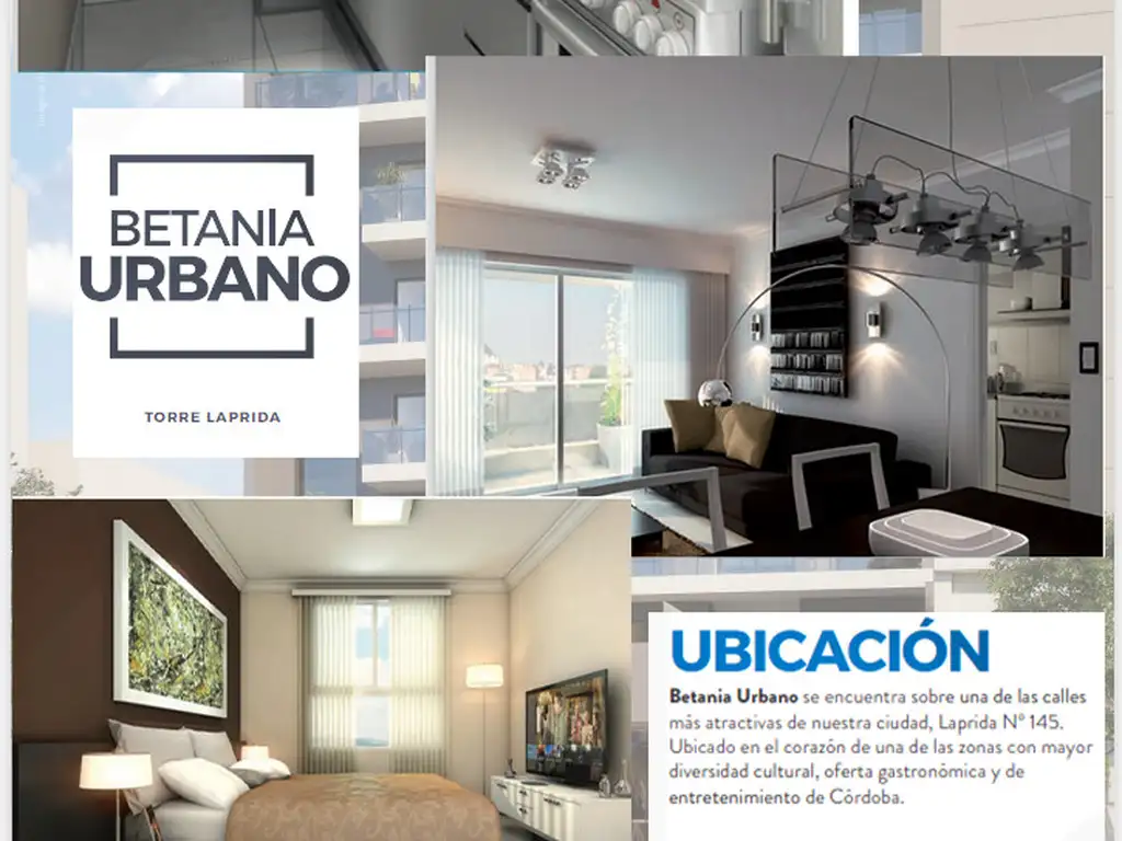 EDIFICIO BETANIA URBANO - TORRE LAPRIDA de 2 Dormitorios