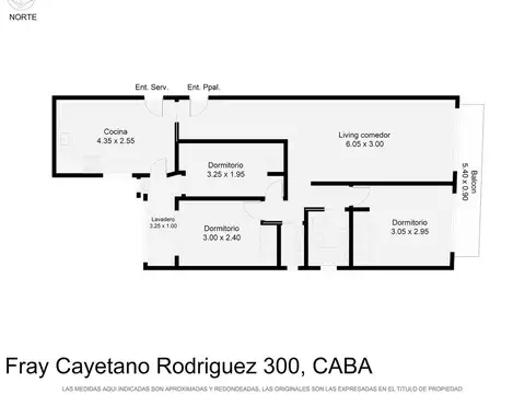Departamento 4 ambientes con 1 baño