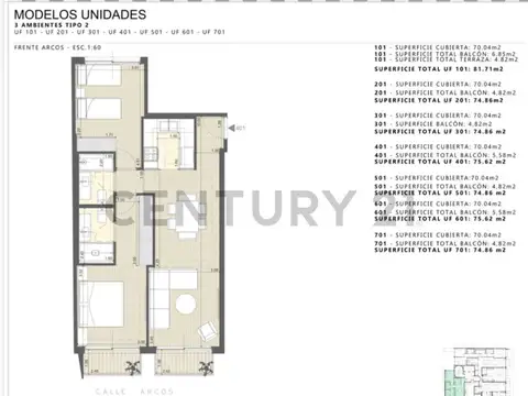 Departamento en Venta de 2 dormitorios