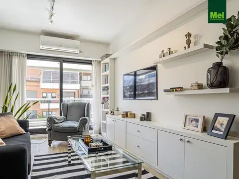 Excelente 2 ambientes muy luminoso al frente.