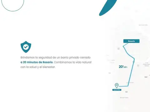 Terreno en Venta en Rosario, USD 29.000