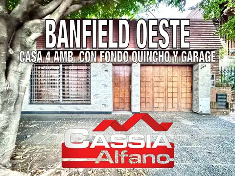 Casa en Venta en Banfield, Partido de Lomas de Zamora