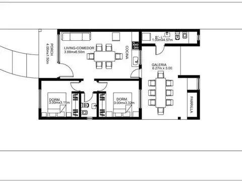 Casa en Venta de 2 dormitorios