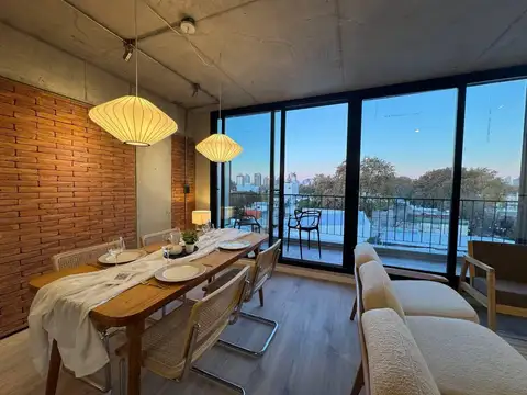 Departamento 3 ambientes con 2 baños