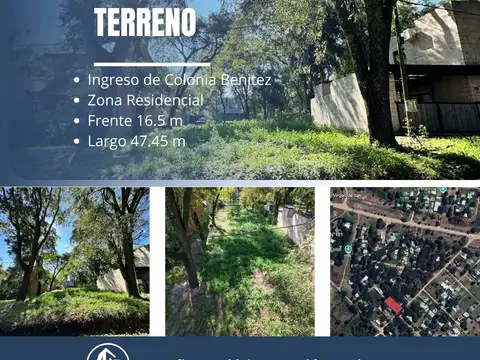 Terreno en Venta en Colonia Benitez, 1 de Mayo