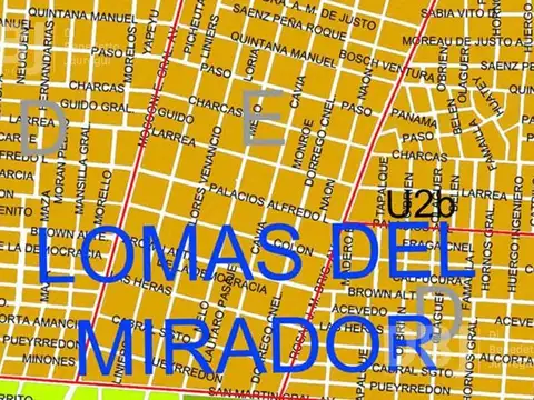 Terreno en Venta 8  mts Fondo