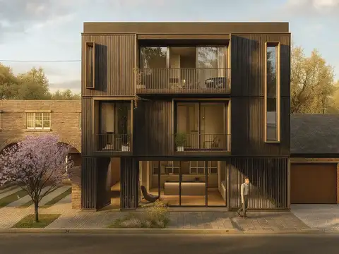 departamento semipiso 3 ambientes en venta en lujan centro desde el pozo con balcón y cochera