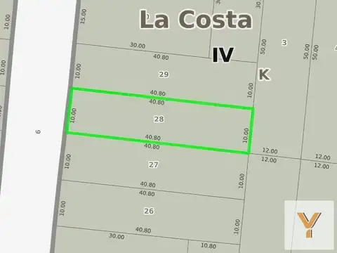 Terreno en Venta en Santa Teresita, USD 33.000