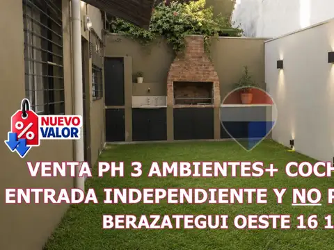 VENTA PH 3 AMB COCHERA BERAZATEGUI OE. OPORTUNIDAD