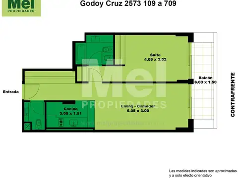 Godoy Cruz 2500, Piso 7