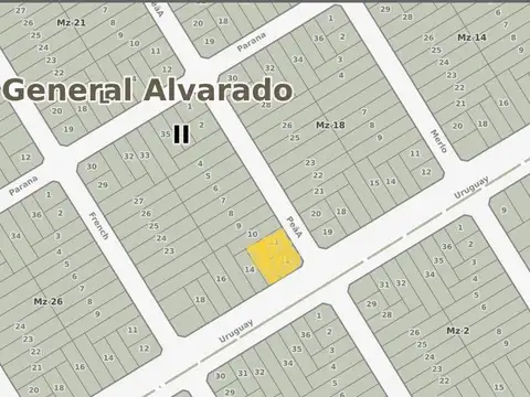 Av. Uruguay y Peña