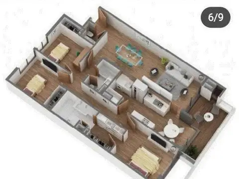 Departamento en Venta de 4 ambientes