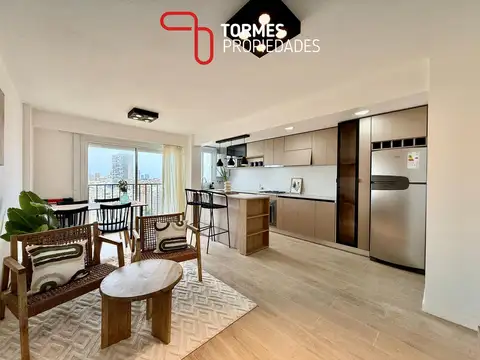 VENTA Departamento 2 ambientes con vista a Plaza Colón y al mar - PALACIO EDEN - Mar del Plata