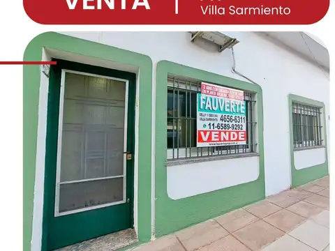 P.H. EN PLANTA BAJA CON PATIO Y COCHERA EN VILLA SARMIENTO.