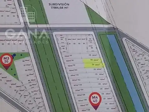 Terreno en Venta de 644,0 m2