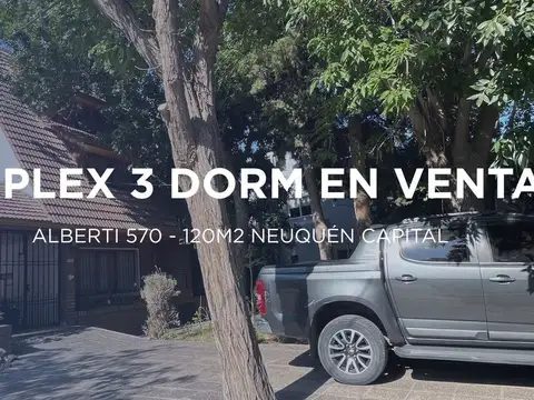 DUPLEX DE 3 DORMITORIOS CON COCHERA EN VENTA