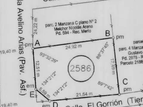 Terreno en Venta, FOT 80